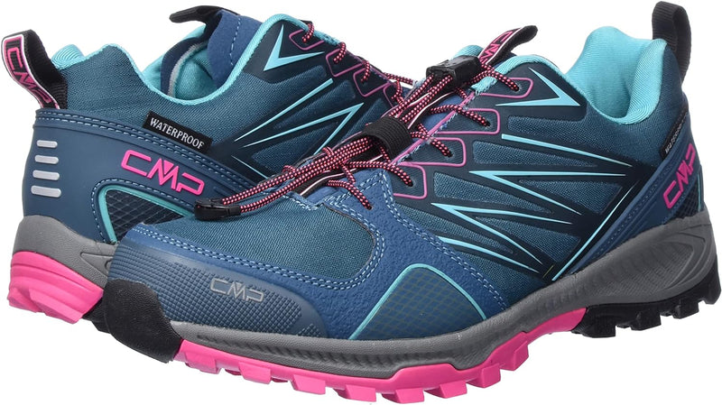 CMP Damen Atik Wmn Wp Shoes Trail Running Shoe 42 EU Deep Lake Purple Fluo, 42 EU Deep Lake Purple F