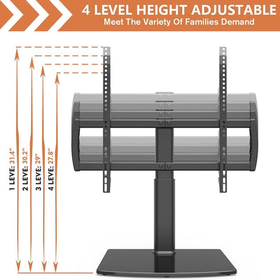 TV Standfuss Universal Höhenverstellbar Ständer für 32-70 Zoll TV Halterung Fernsehständer LCD Flach