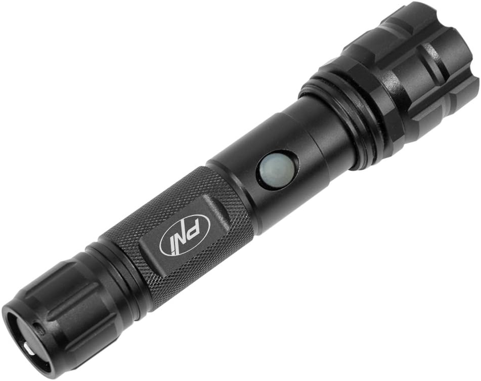 Einstellbarer Fokus LED Taschenlampe PNI Adventure F10 Aluminium 500 lm, Zoombare LED Blitz