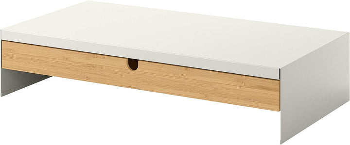 IKEA ELLOVEN Monitorständer mit Schublade, Weiss