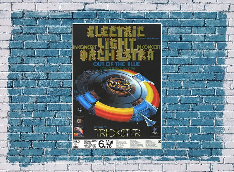 ELO Electric Light Orchestra - Out of The Blue, Ludwigshafen 1978 » Konzertplakat/Premium Poster | L