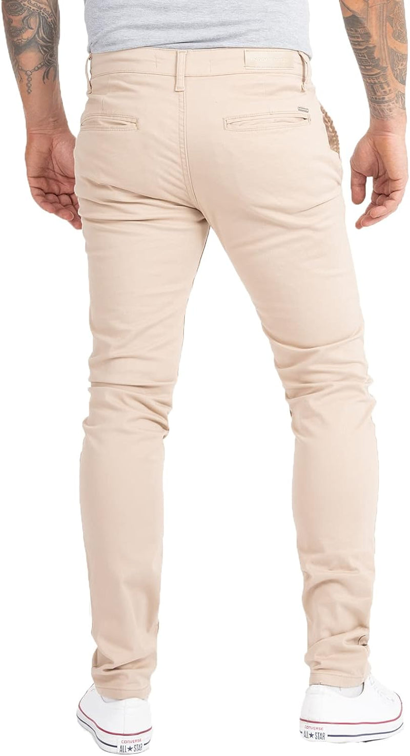 Indumentum Chino Hose Basic Slim Fit IS-305 29W / 30L Beige, 29W / 30L Beige
