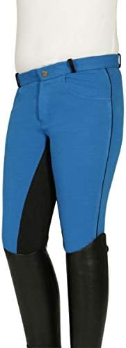 Pfiff 101659 Kinder Reithose Franka Vollbesatz Vollbesatzreithose, blau, 170 170 Blau, 170 Blau