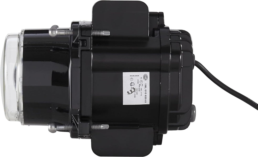HELLA - LED/DE-Hauptscheinwerfer - 90mm Performance Bi-LED L70 - 24V - rund - Einbau - Stecker: AMP