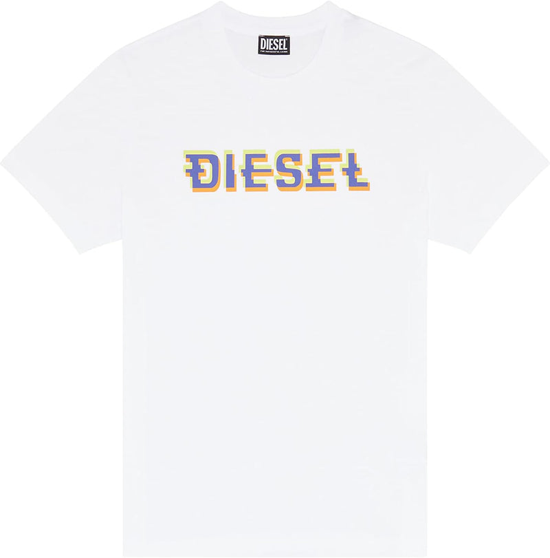 Diesel Herren T-Shirt XXS 100-0 Grad, XXS 100-0 Grad