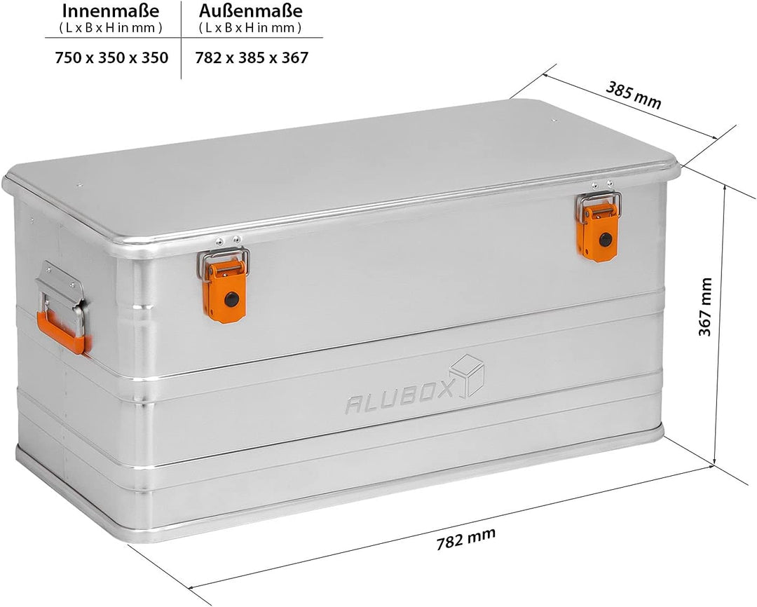 ALUBOX - C91 Alukiste 92 Liter 1,0 mm stark 091 Liter, 091 Liter