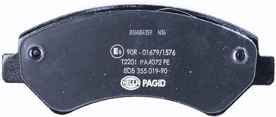 HELLA PAGID 8DB 355 019-901 Bremsbelagsatz - T2201 - Dicke/Stärke: 19mm - Bremssystem: Brembo - mit