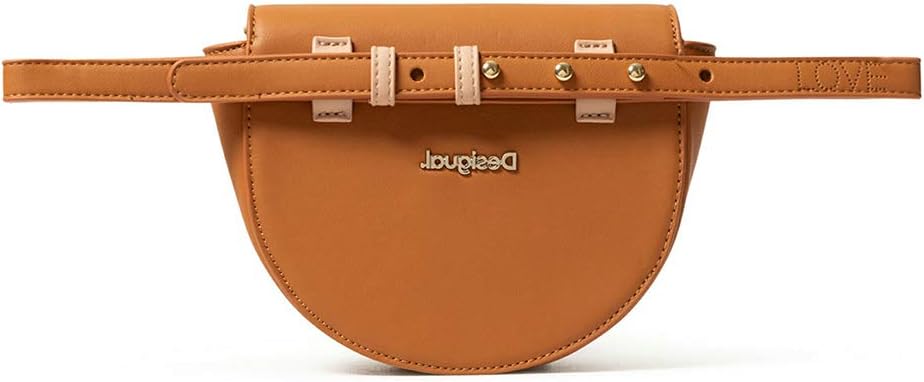 Desigual Damen Riño_rhapsody Nyon Münzbörse, Beige (Crudo V), 5x13.5x18 cm