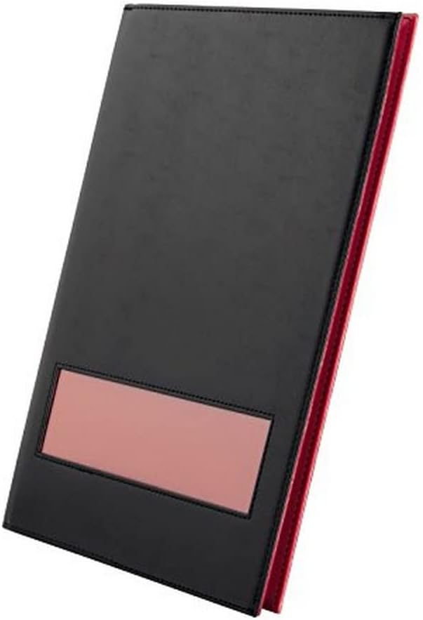 Rexel 4400462 Prostyle Onview A4 Sichtbuch, 20 Hüllen, schwarz/Granat