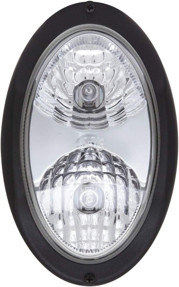 HELLA - Halogen-Arbeitsscheinwerfer - Oval 100 - 12V - Anbau/geschraubt - für waagerechte Befestigun