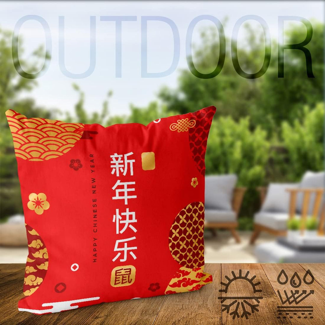 VOID Chinese New Year Kissenbezug Kissenhülle Sofakissen Kissen Deko Outdoor-Kissen Dekokissen, Kiss