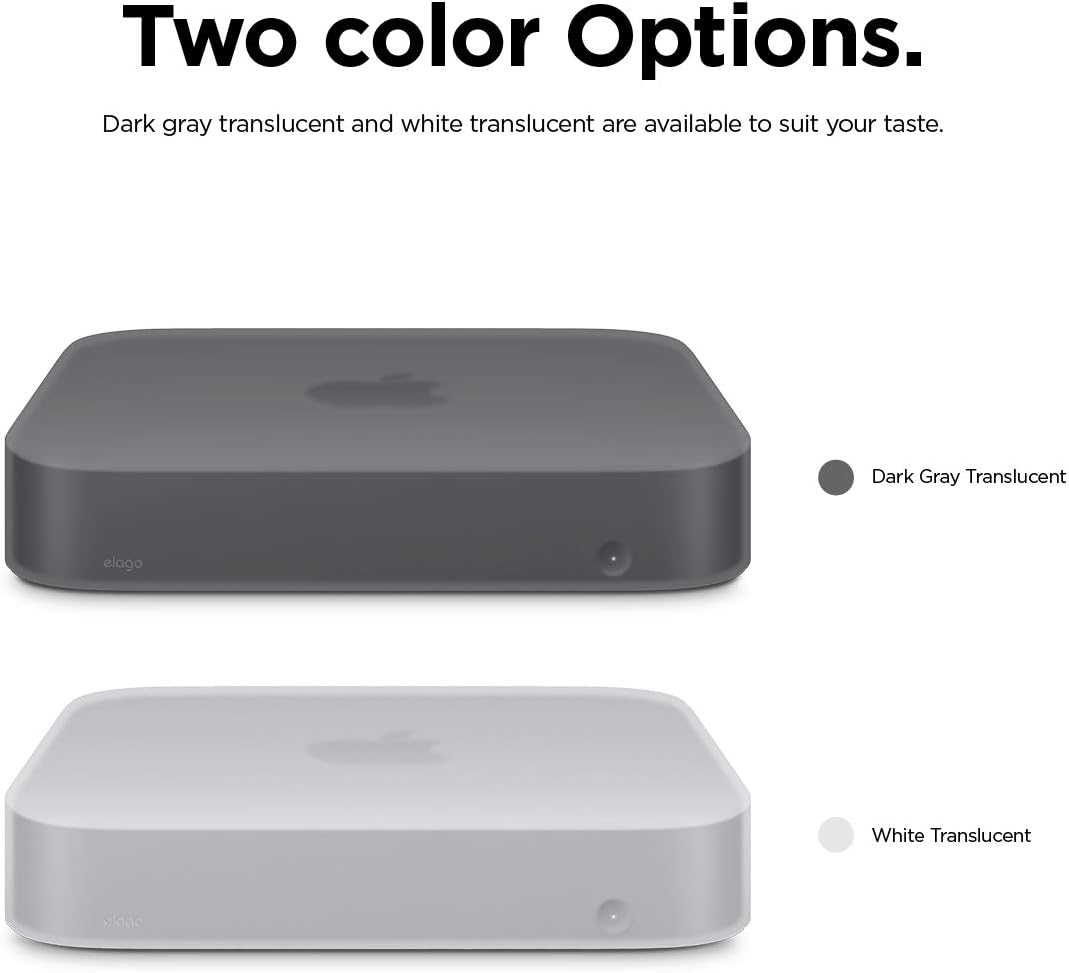 elago Silikonhülle Kompatibel mit Apple Mac Mini M2, M2 Pro [2023] Kompatibel mit Mac Mini M1 [2020]