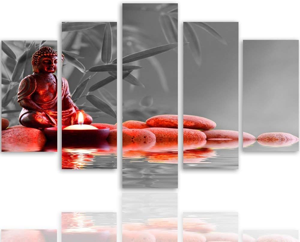 Feeby. Wandbild - 5 Teile - Deko Bilder, gedrucktes Bild, Deco Panel, Foto, Kunstdrucke, 5-Teilig, T