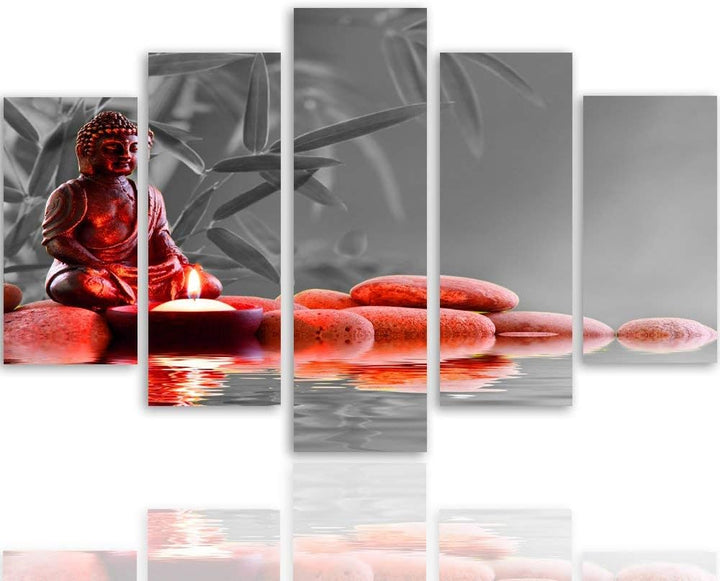 Feeby. Wandbild - 5 Teile - Deko Bilder, gedrucktes Bild, Deco Panel, Foto, Kunstdrucke, 5-Teilig, T