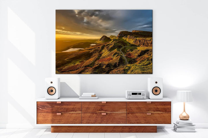 deyoli himmlische Landschaft in Schottland Format:75x50 cm als Leinwandbild, Motiv fertig gerahmt au