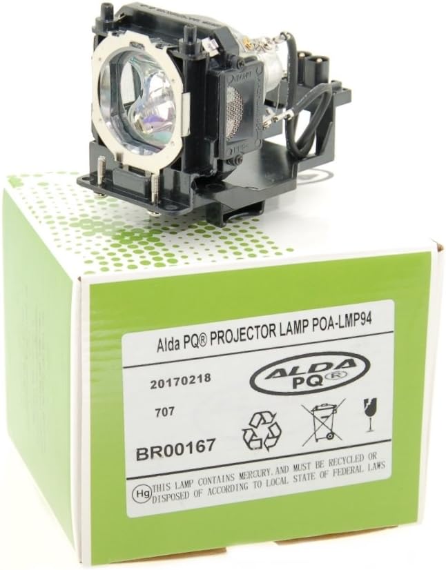 Alda PQ Premium, Beamer Lampe kompatibel mit SANYO PLV-Z4, PLV-Z5, PLV-Z60, 610 323 5998, POA-LMP94