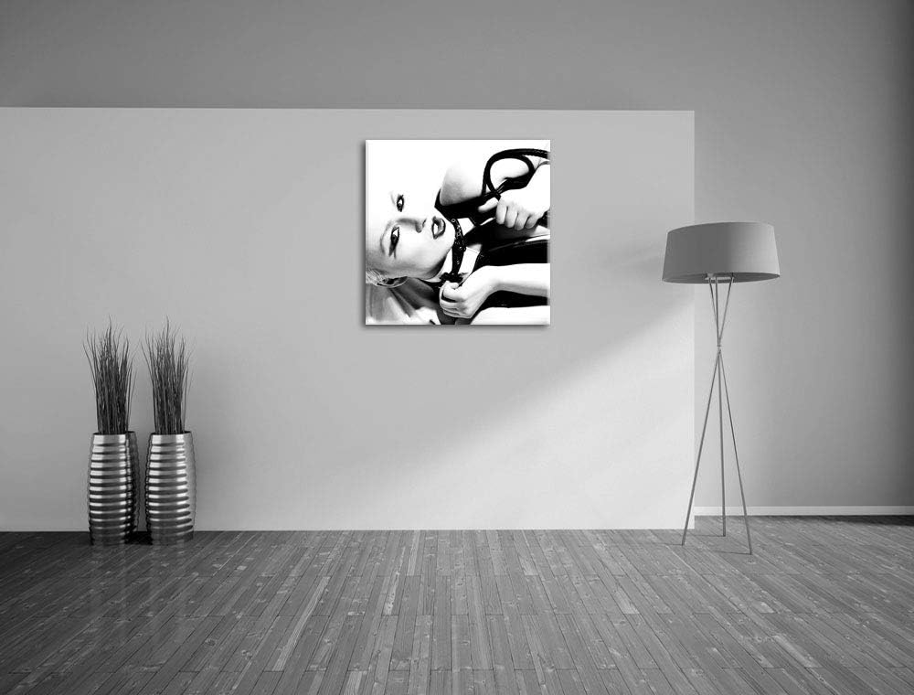 Sexy Mistress Shades of, Format: 70x70 auf Leinwand, XXL riesige Bilder fertig gerahmt mit Keilrahme