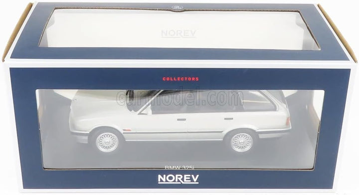 Norev NV183216 1:18 BMW 325i Touring 1991-Silber Sammelmodell, Multi