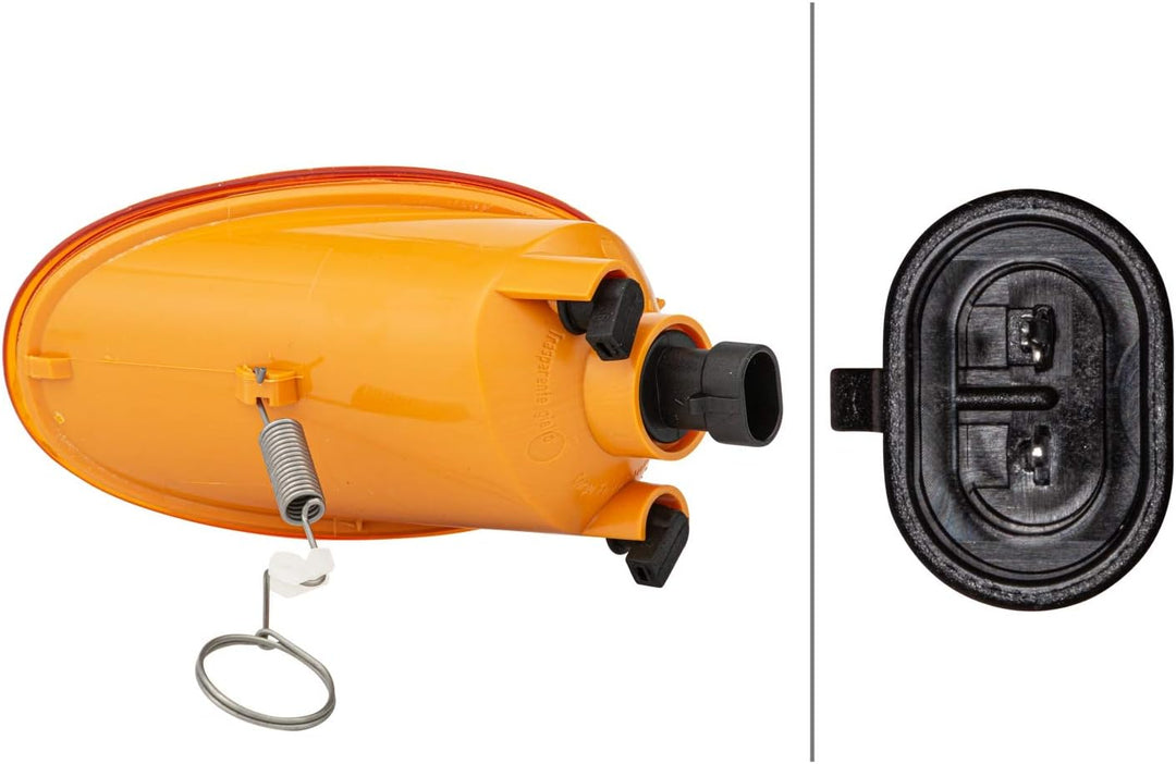 HELLA 2BA 270 016-041 Blinkleuchte - Halogen - rechts - für u.a. Fiat Multipla (186_), Rechts