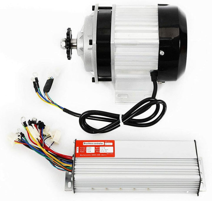 SHIOUCY 48V DC 750W Elektrischer Bürstenloser Motor mit Controller Für Dreirad E-Bike Geeignet für D
