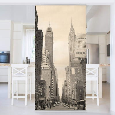 Bilderwelten Raumteiler USA Postcard 250x120cm ohne Halterung 250x120cm without hanger, 250x120cm wi