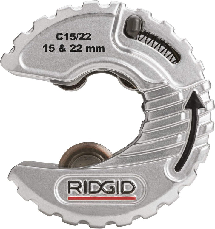 Ridgid 57018 Modell C15/22 mm engstehender Kupferrohrschneider, C-Stil, 15-22 mm Einzelbett, Einzelb