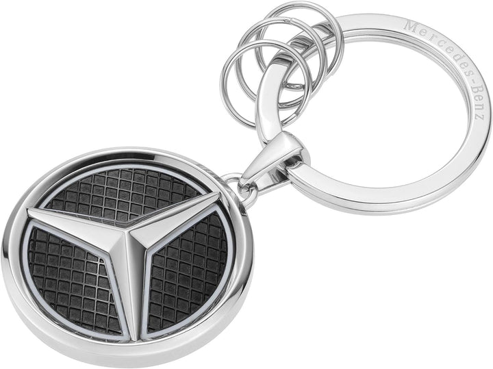 Mercedes-Benz Collection Schlüsselanhänger Las Vegas | silberfarben/schwarz | Edelstahl
