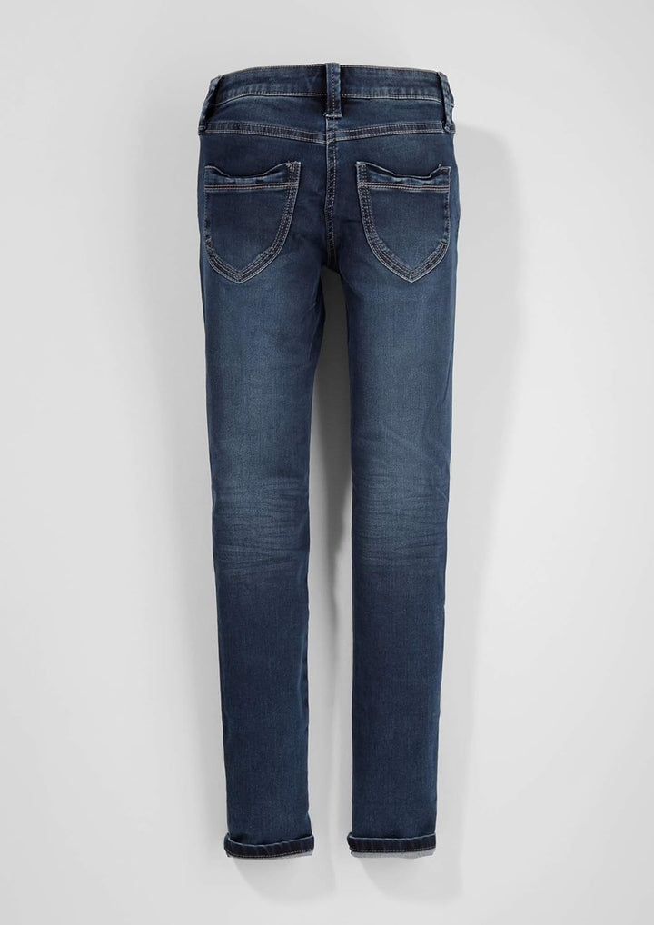 s.Oliver Mädchen 73.909.71.3356 Jeans, Blau (Blue Denim Stretch 57z6), 134 (Herstellergrösse: 134/BI