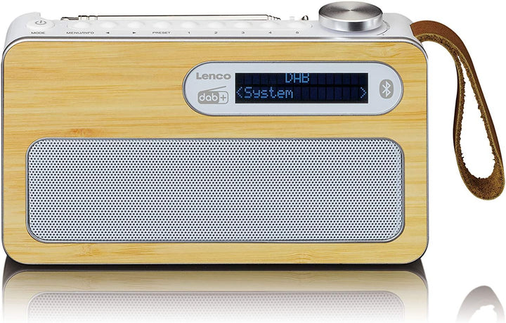 Lenco PDR-040 - Tragbares DBA+ Radio - FM Radio - mit Bluetooth - integrierter Akku mit 2000mAh - 3