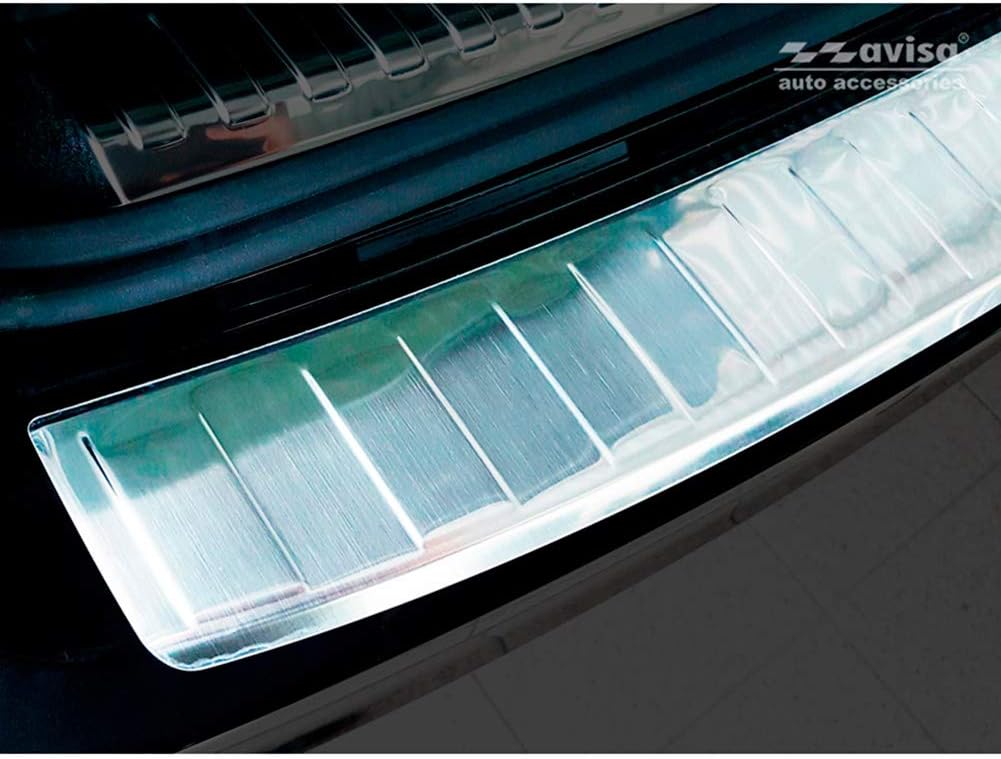 Edelstahl Heckstossstangenschutz kompatibel mit Audi A6 (C8) Avant 2018- 'Ribs' inkl. S-Line