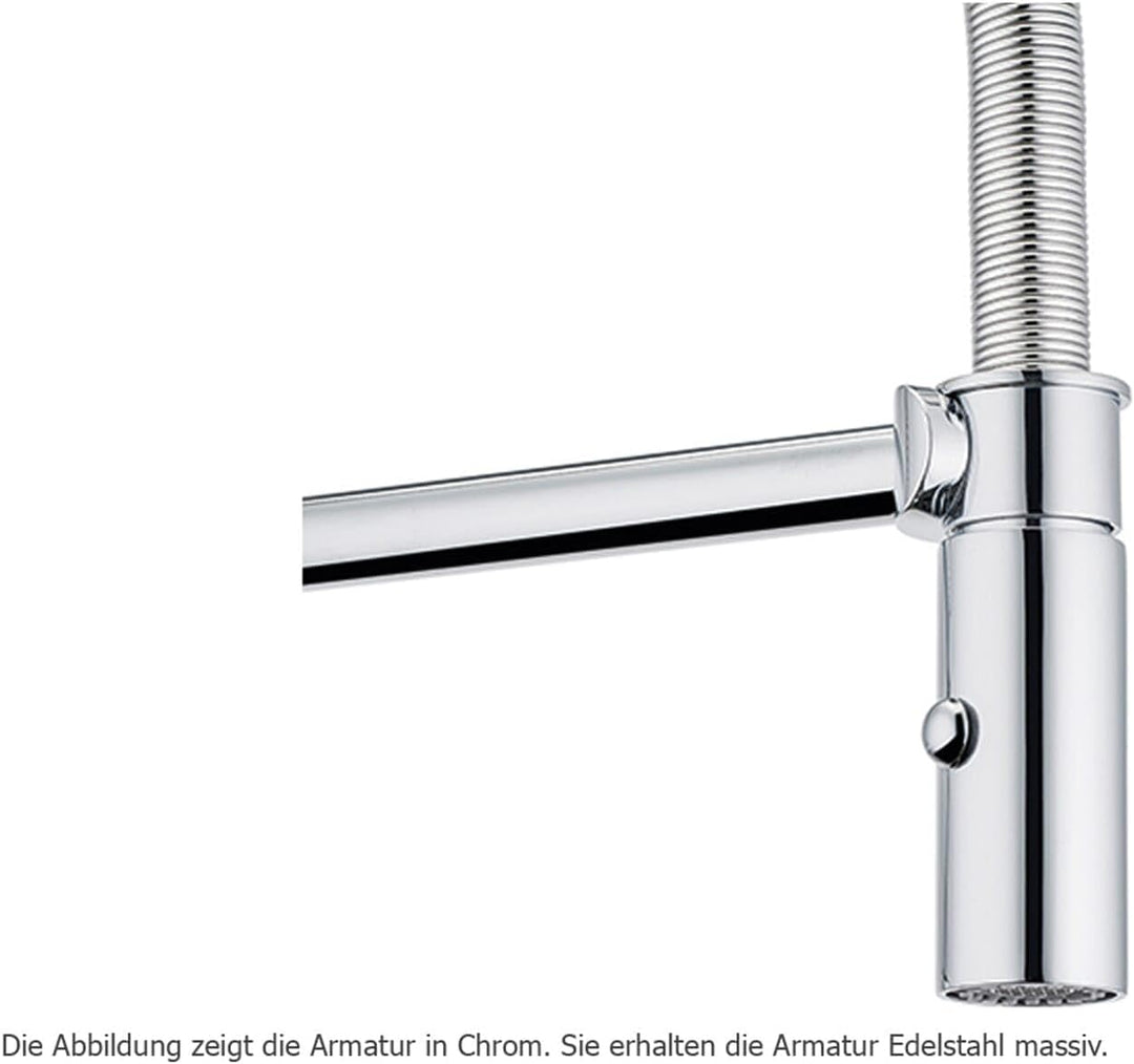 Franke PESCARA XL SEMI-PRO 115.0472.959 Spültischarmatur, Edelstahl