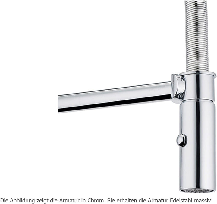 Franke PESCARA XL SEMI-PRO 115.0472.959 Spültischarmatur, Edelstahl