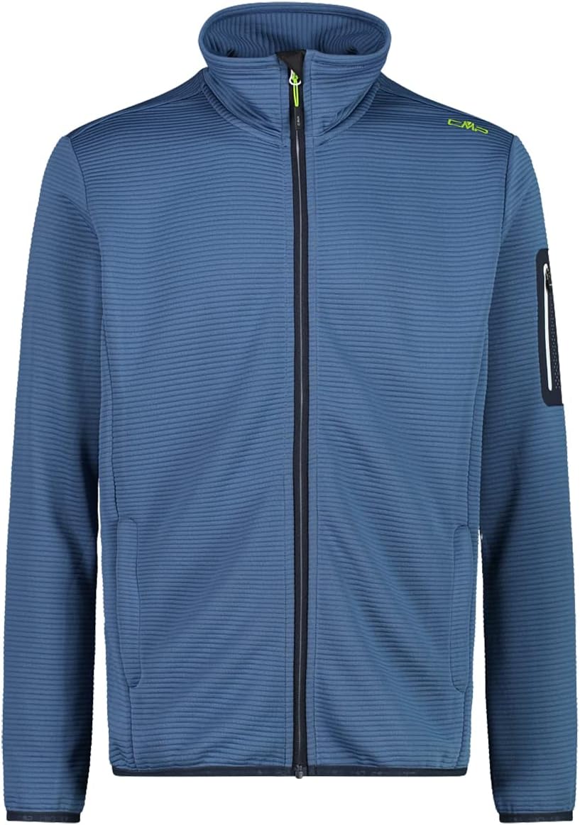 CMP Herren Jacke Fleecejacke Fleecepullover 56 Blau, 56 Blau
