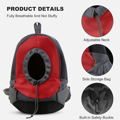 PETCUTE Rucksack für Hunde hunderucksack für kleine Hunde Hunde Transport Tragetasche Haustier Rucks