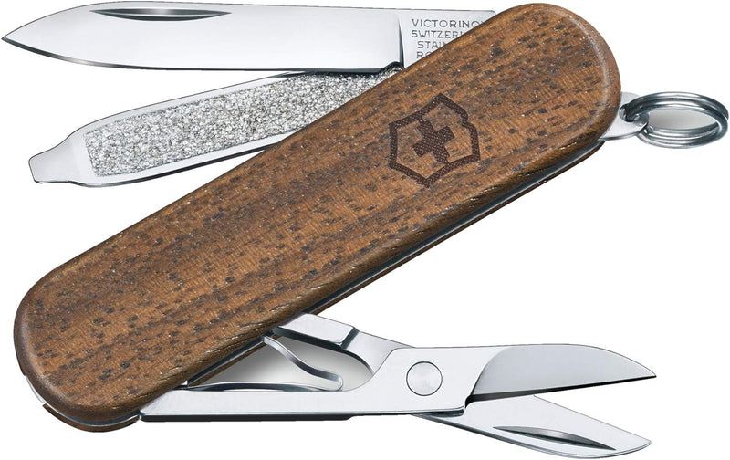 Victorinox, Schweizer Taschenmesser, Classic SD, Multitool, 7 Funktionen, Klinge, klein, Nagelfeile,