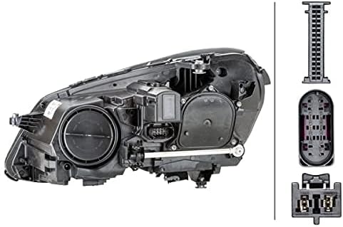 HELLA 1EX 011 066-621 Halogen/LED-Hauptscheinwerfer - rechts - für u.a. Mercedes-Benz E-Class (W212)