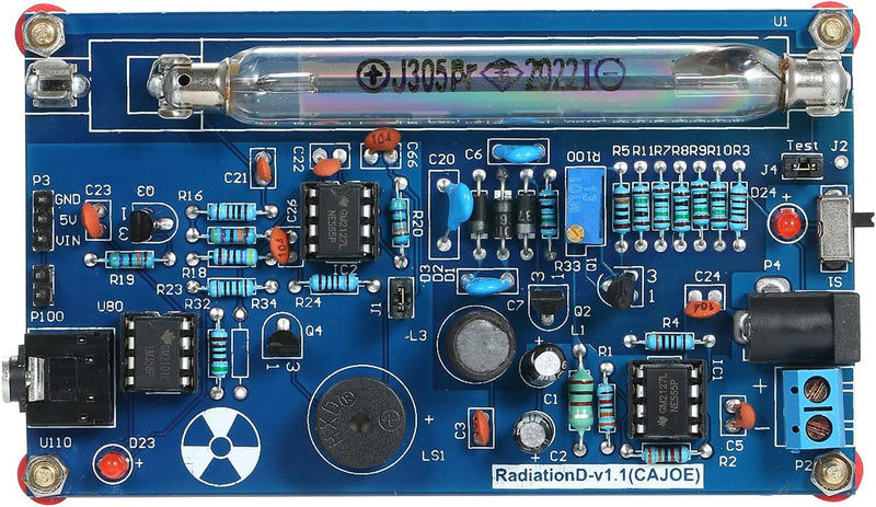 Shkalacar DIY Miller Tube Zusammengebautes Strahlungsdetektorsystem, Tube Nuclear Radiation Detector