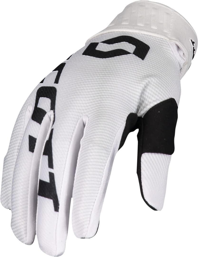 Scott 450 Fury MX Motocross/DH Fahrrad Handschuhe schwarz/weiss 2023: Grösse: L (10)