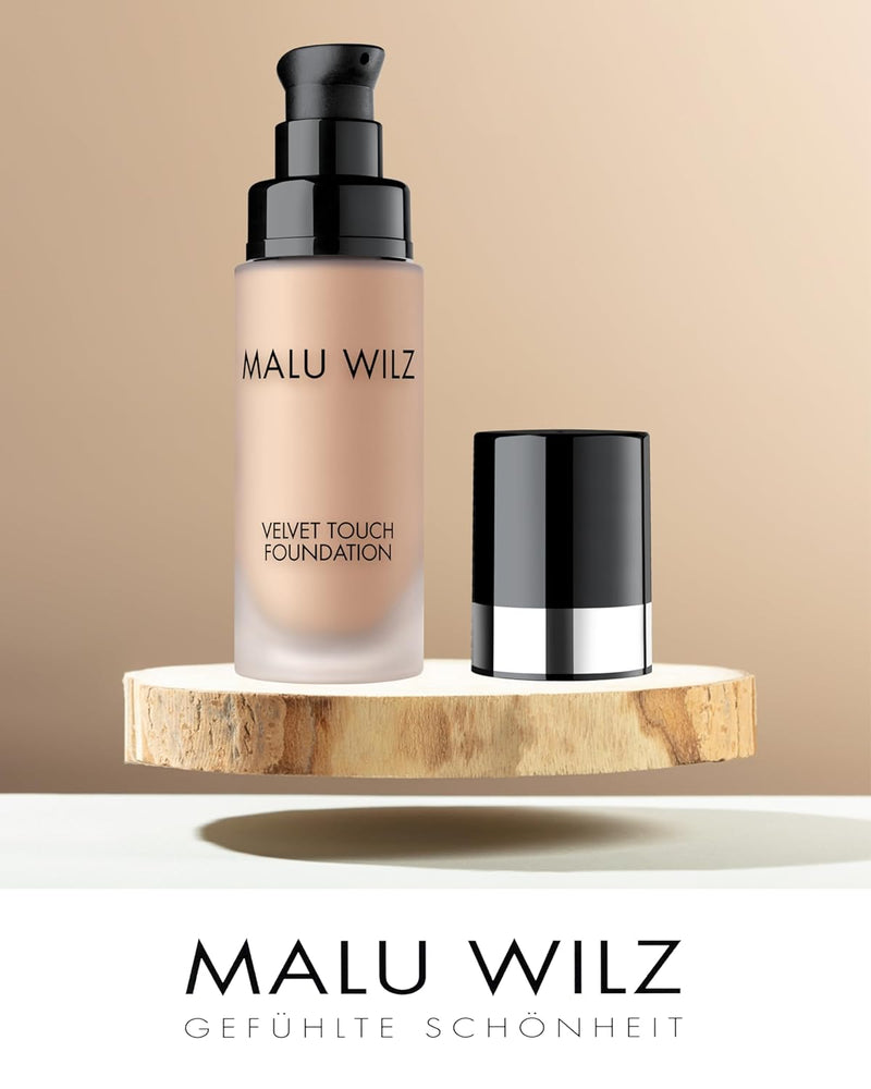 Malu Wilz Velvet Touch Foundation Cinnamon Beauty 30ml I Skincare Creme Make up für makellosen Teint