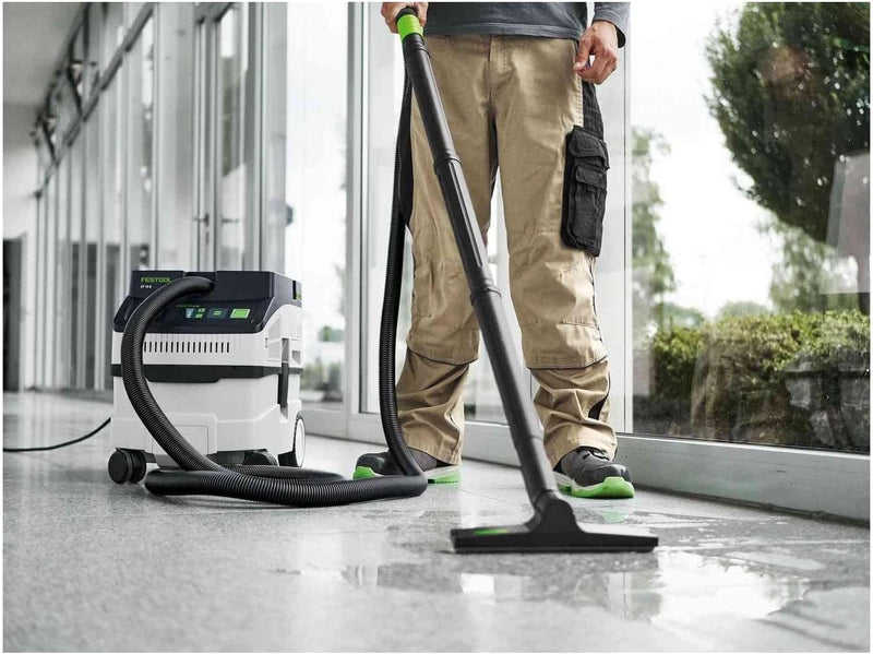 Festool Absaugmobil CT 15 E-Set CLEANTEC (mit Hauptfilter, Saugschlauc, SELFCLEAN Filtersack, Fugend