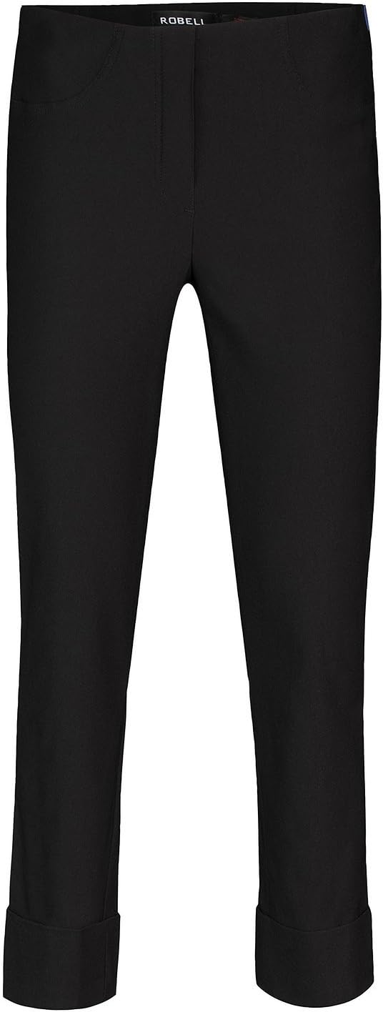 Robell Bella 09 Bengaline Damen Schlupfhose Komfortstretch Saison 2017 (44, schwarz 90)