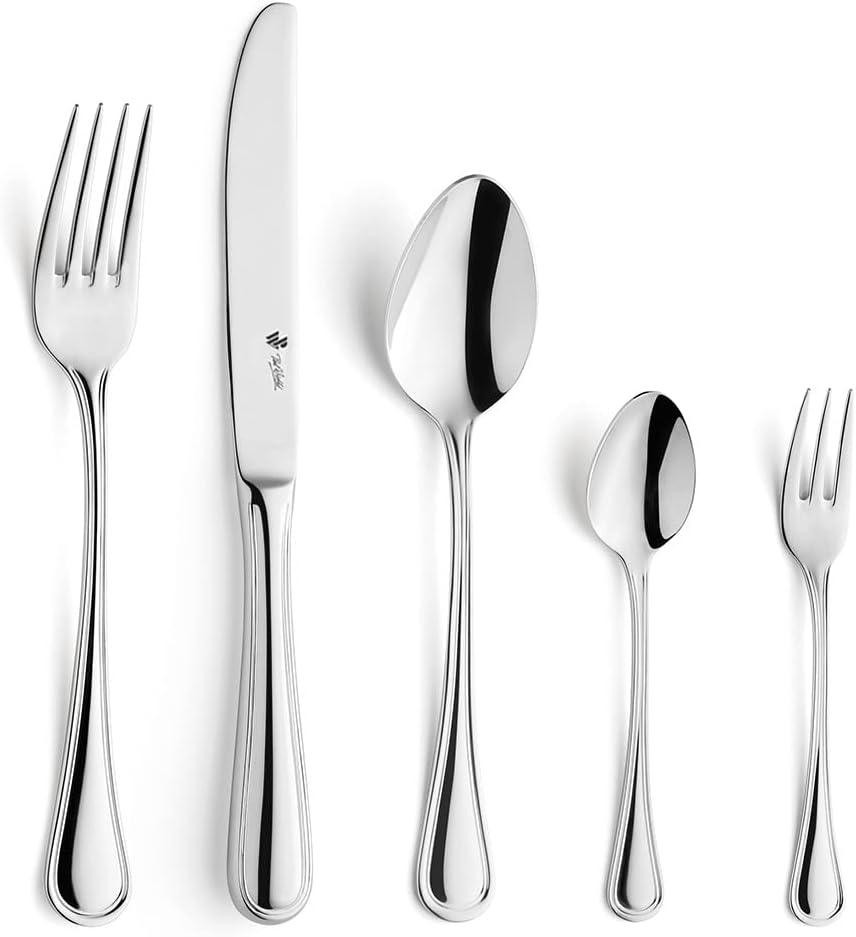 PW Paul Wirths ALTFADEN 9600 Besteck Set für 12 Personen, Essbesteck 60 teilig, Edelstahl rostfrei,