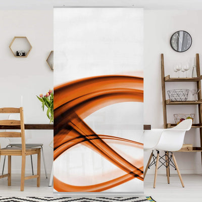 Bilderwelten Raumteiler Orange Element 250x120cm inkl. transparenter Halterung 250x120cm incl. trans