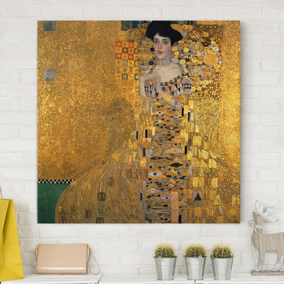 Top Künstlerbilder auf Leinwandbild I 80 x 80cm G. Klimt Bildnis der Adele Bloch 80cm x 80cm Gustav