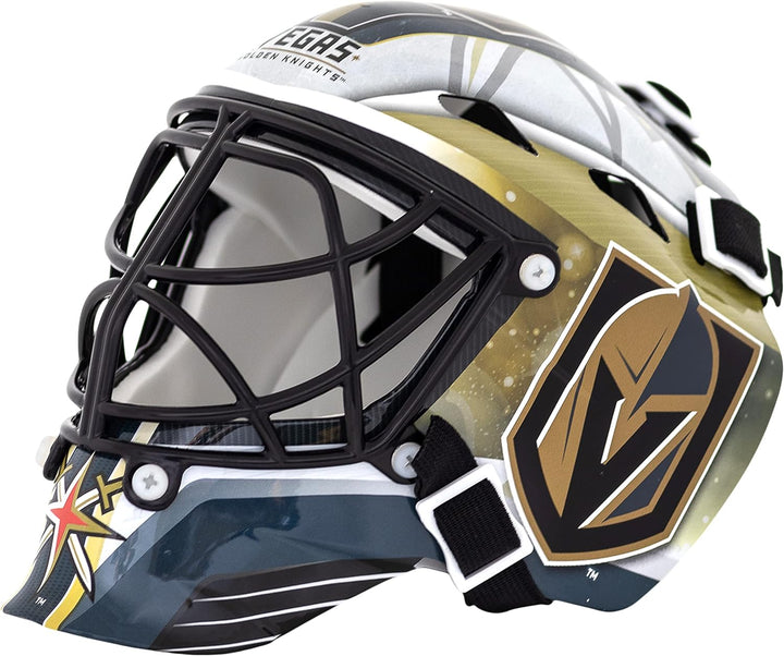 Franklin Sports Eishockey-Sammelartikel Torwart-Helm Mini, Design: Logo Einer NHL-Mannschaft Vegas G