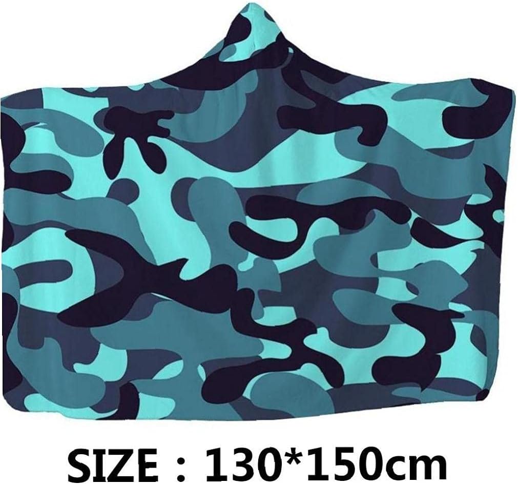 Wearable Kapuze Decke Plüsch Wrap weiche warme Fleece Decke Umhang Cozy für Couch-Bett Home Reise