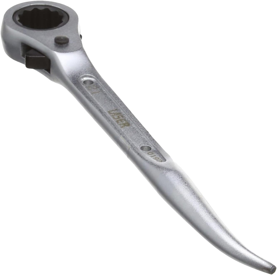 Laser 0192 0192 Ratschenschlüssel mit Konischem Griff, 21 mm