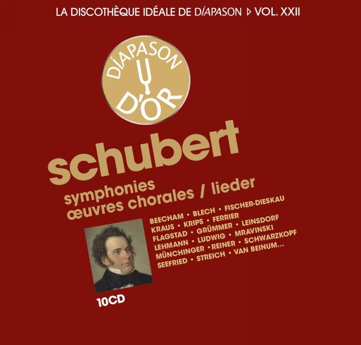 La discothèque idéale de Diapason, vol. 29 / Schubert : Symphonies - Œuvres chorales - Lieder., Audi