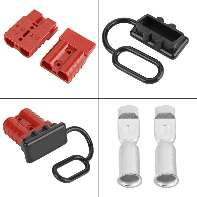 5pcs 50A Batterie Quick Connect Disconnect Elektrischer Stecker mit 10 Stück Terminals für Recovery