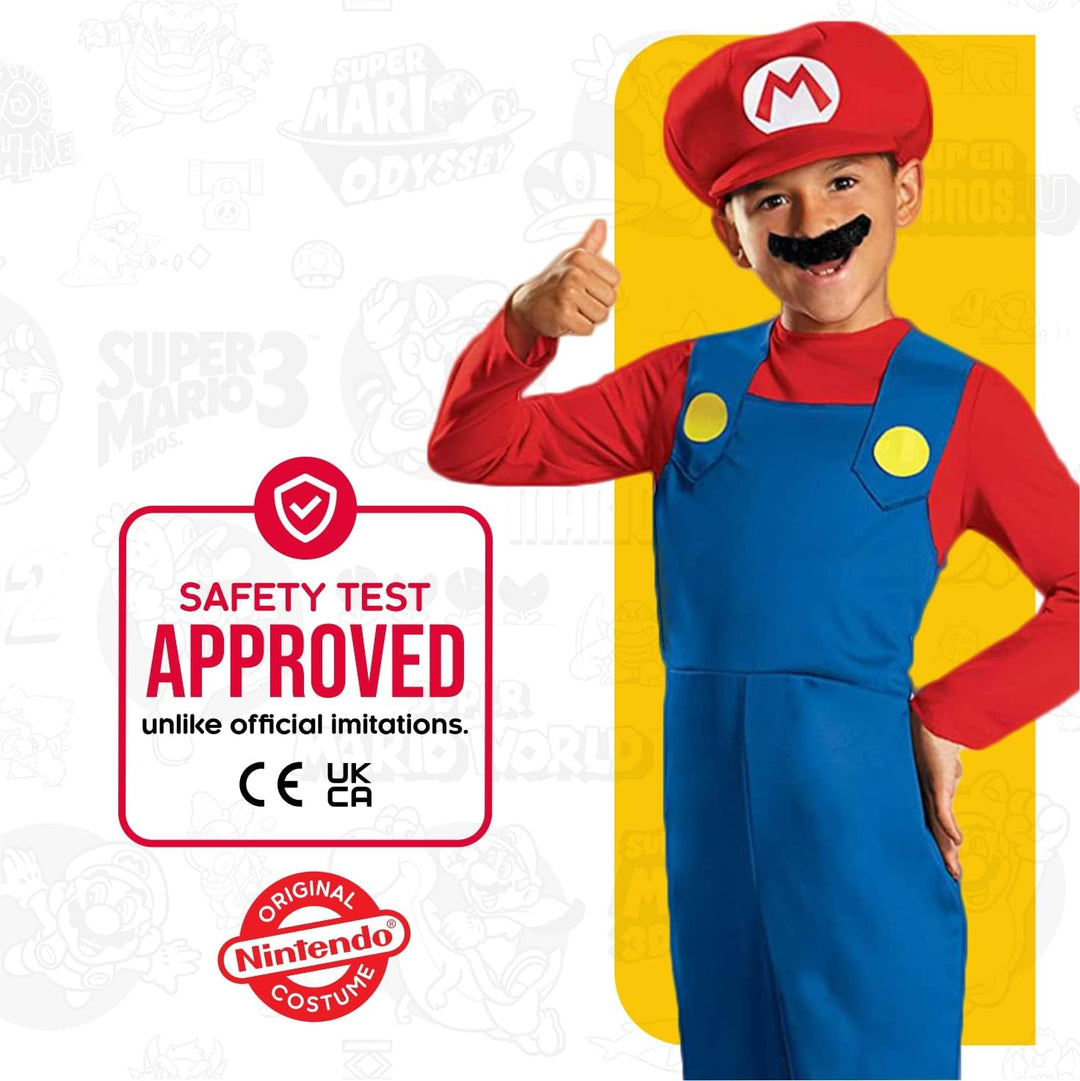 Super Mario Bros DISK73689L klassisch Costumes, S S Mario Standardverpackung, S Mario Standardverpac